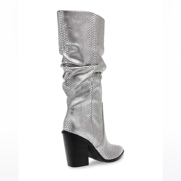 Dolce Vita- Numbra Ruched Boot In silver- Size 8.5 - Picture 9 of 10